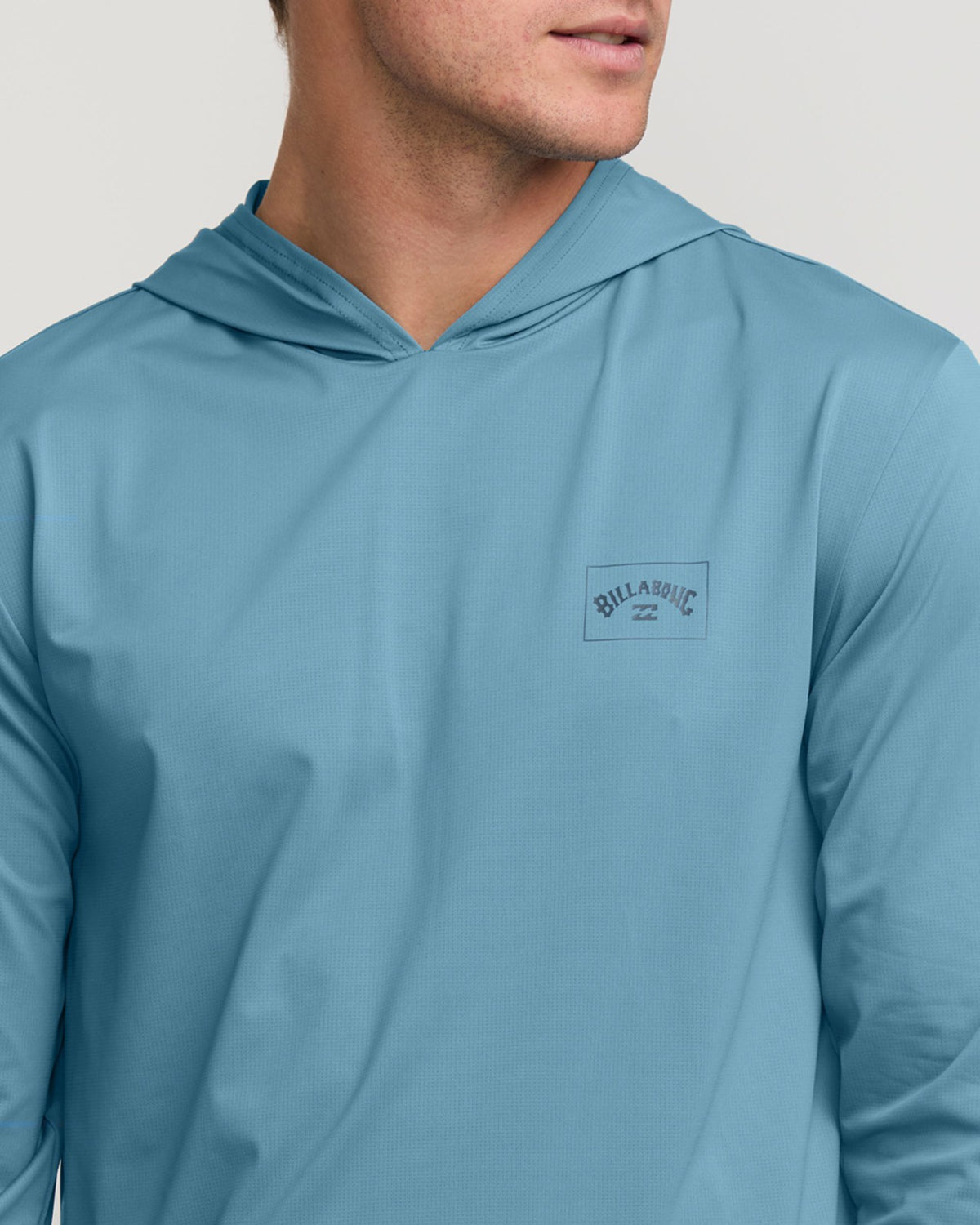 Arch Mesh Long Sleeve Hooded Surf Tee - Bay Blue | Billabong