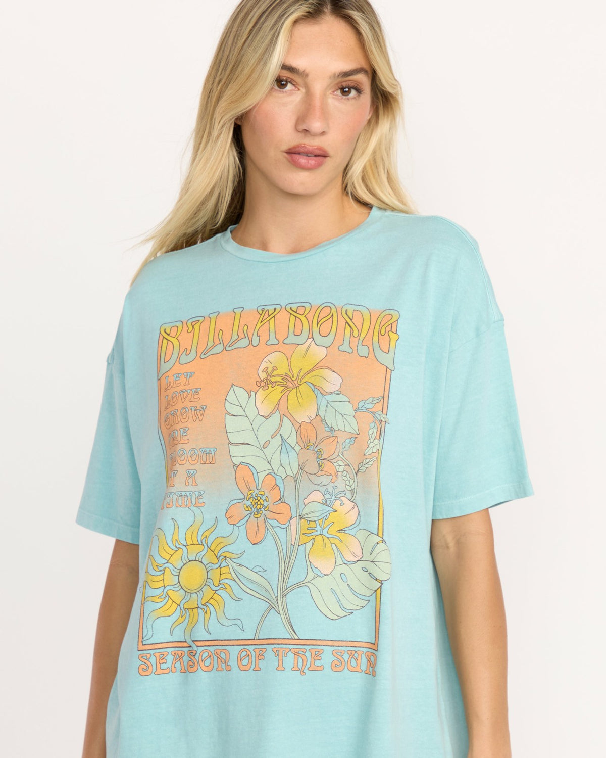 Daylight Blooms Tee - Misty Blue | Billabong