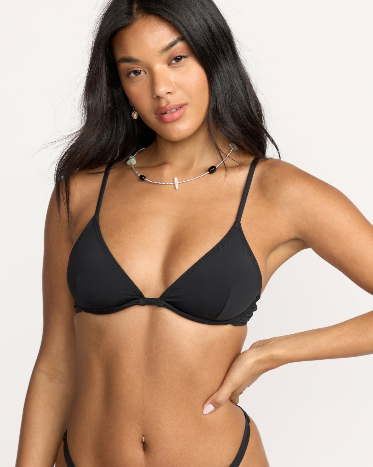 Sol Searcher Reese Underwire Bikini Top - Black Pebble | Billabong
