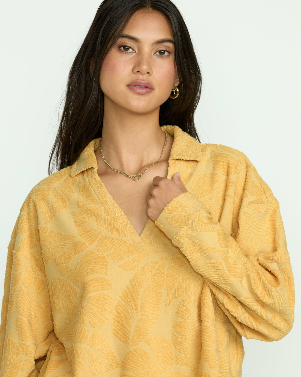 Sun Palm Terry Pullover Sweatshirt - Gold Coast | Billabong
