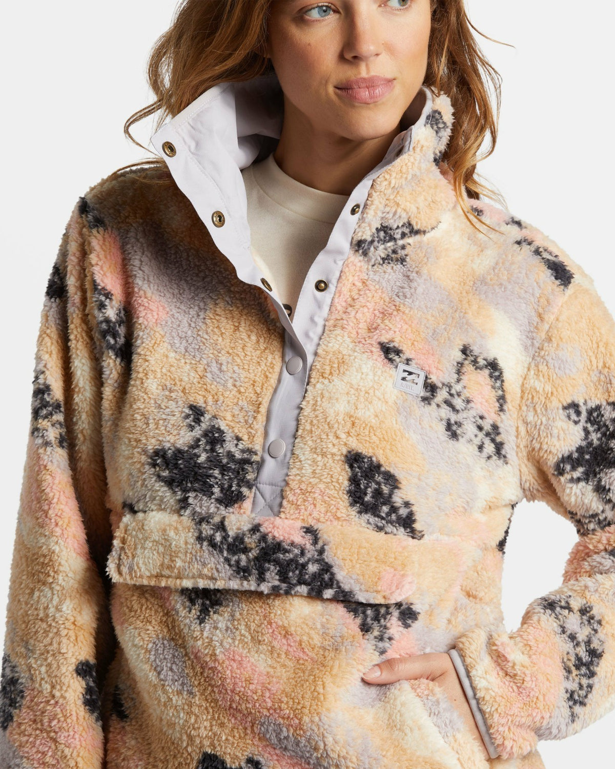 Switchback Mock Neck Fleece - Summer Rain | Billabong