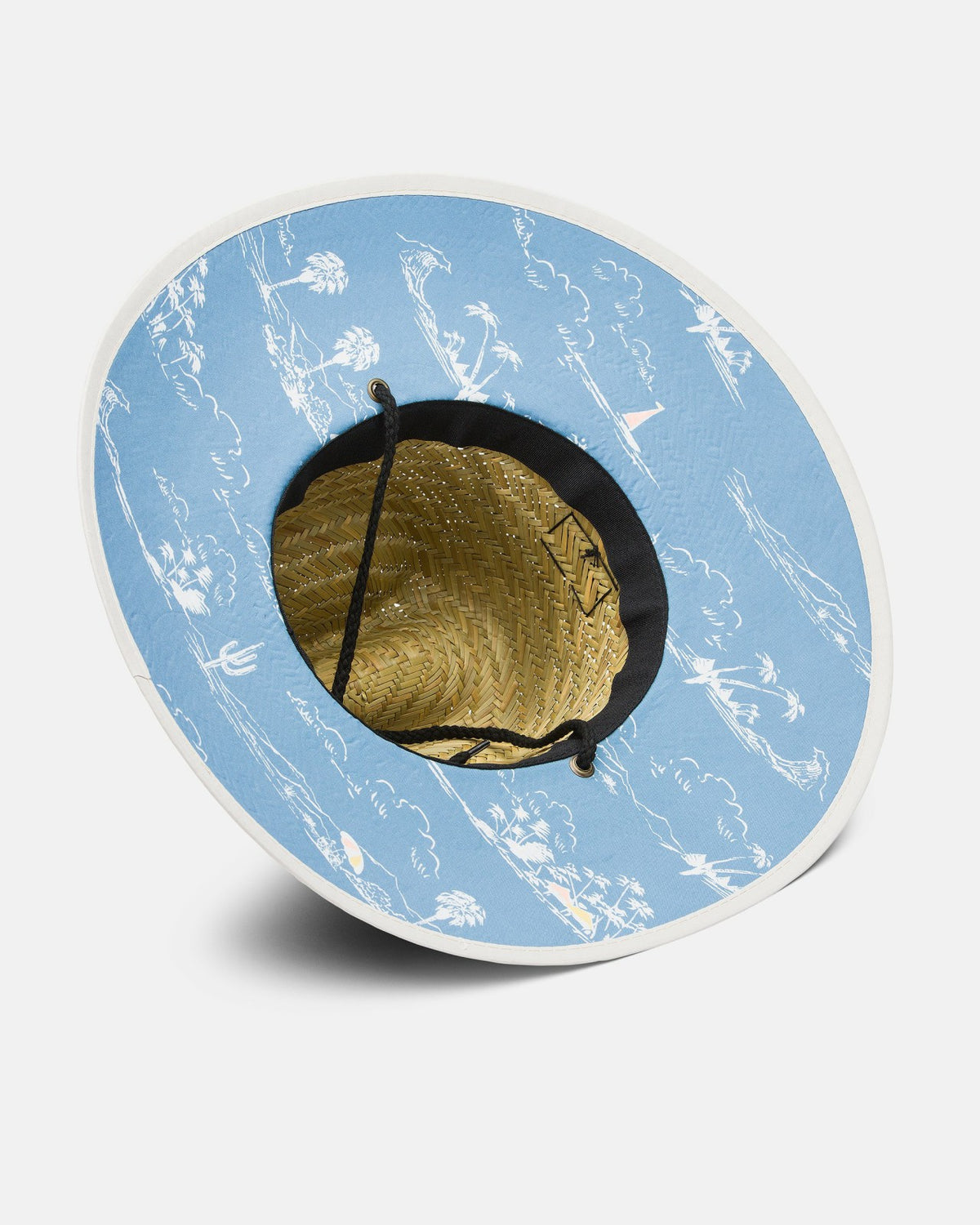 Tides Print Straw Hat - Steel Blue | Billabong
