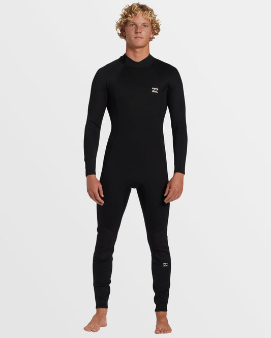 3/2mm Foil GBS Back Zip Wetsuit - Black | Billabong