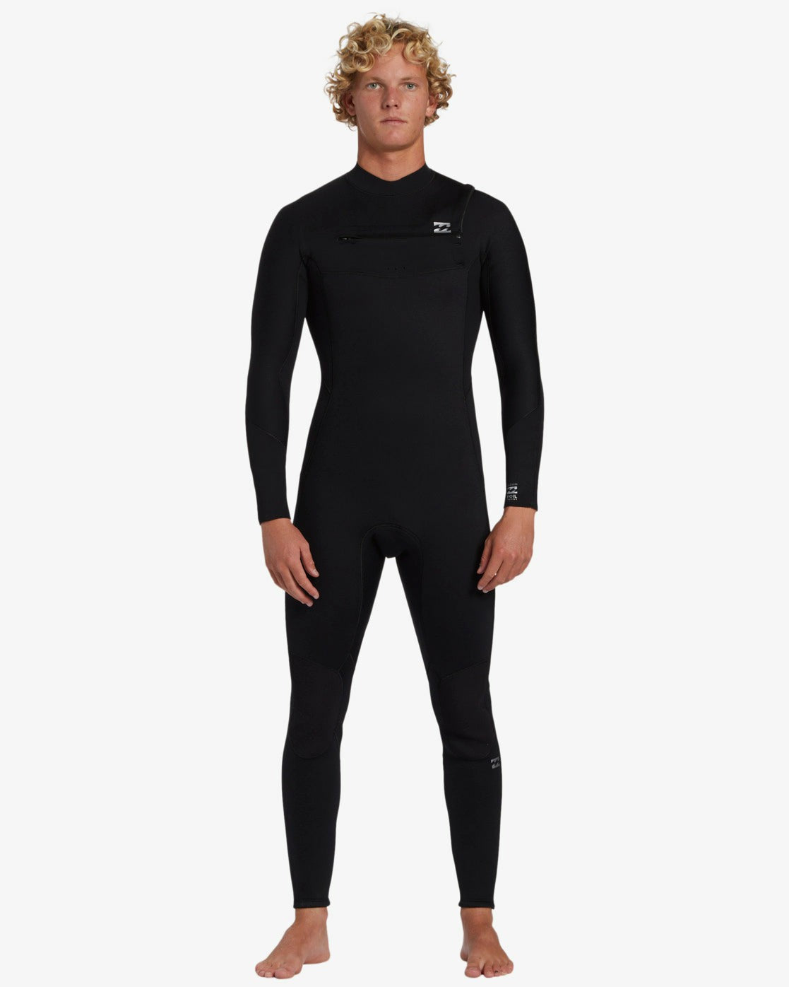 3/2mm Foil GBS Chest Zip Wetsuit - Black | Billabong