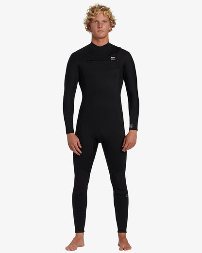 3/2mm Foil GBS Chest Zip Wetsuit - Black | Billabong