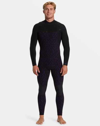 3/2mm Furnace Natural Upcycler GBS Chest Zip Wetsuit - Black | Billabong
