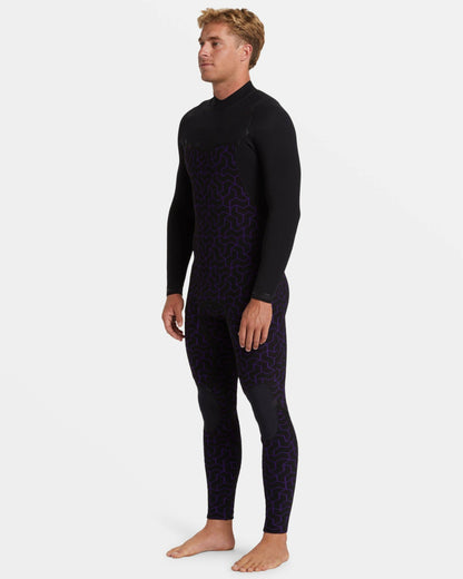 3/2mm Furnace Natural Upcycler GBS Chest Zip Wetsuit - Black | Billabong