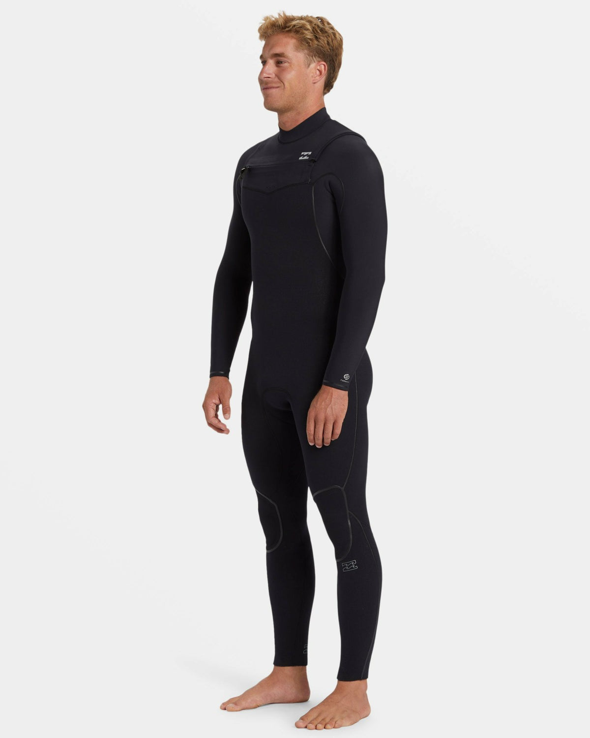 3/2mm Furnace Natural Upcycler GBS Chest Zip Wetsuit - Black | Billabong