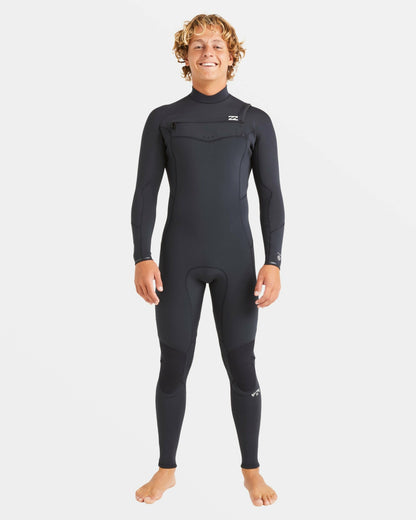 4/3mm Absolute Natural Upcycler GBS Chest Zip Wetsuit - Black | Billabong