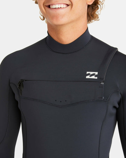 4/3mm Absolute Natural Upcycler GBS Chest Zip Wetsuit - Black | Billabong
