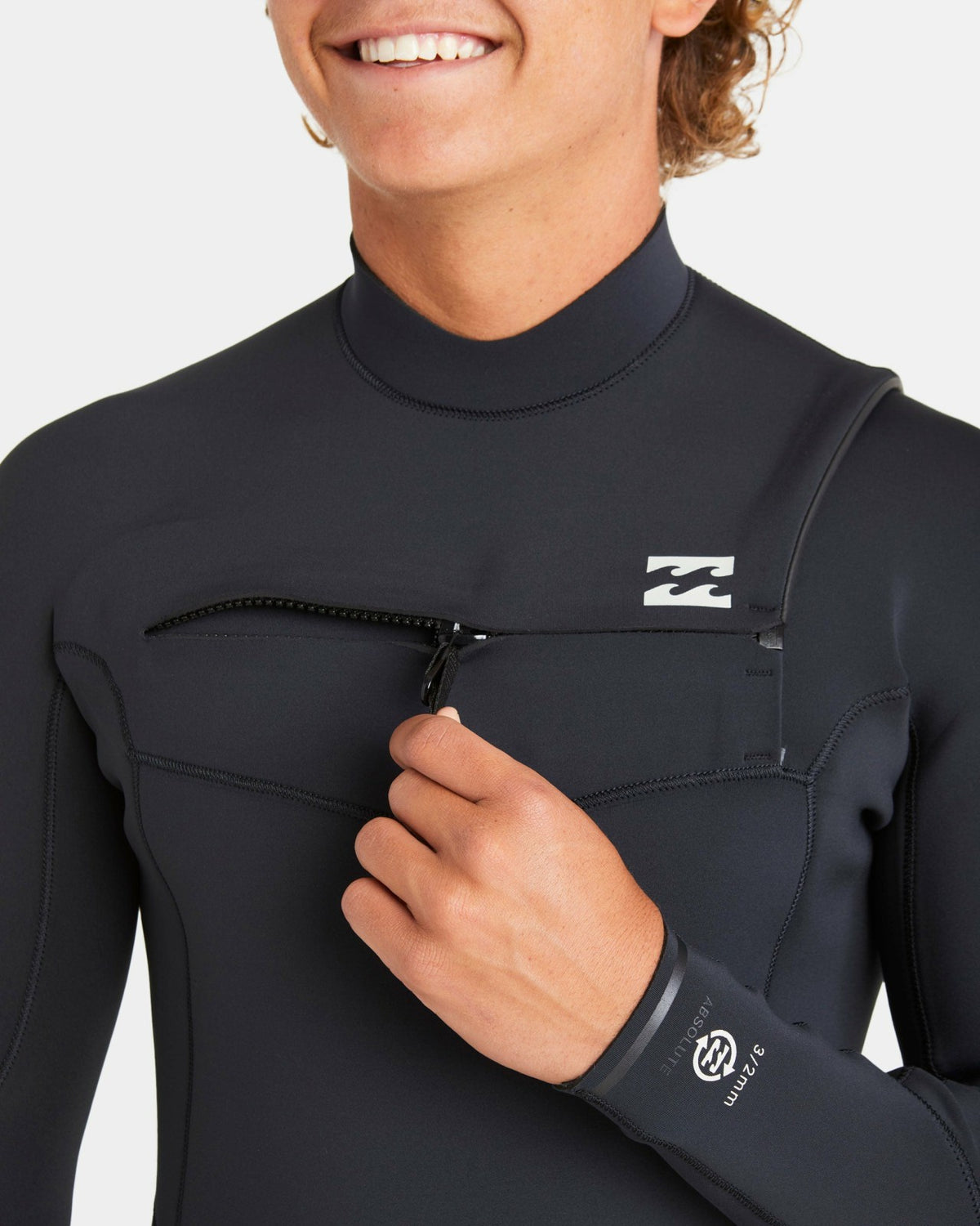 4/3mm Absolute Natural Upcycler GBS Chest Zip Wetsuit - Black | Billabong
