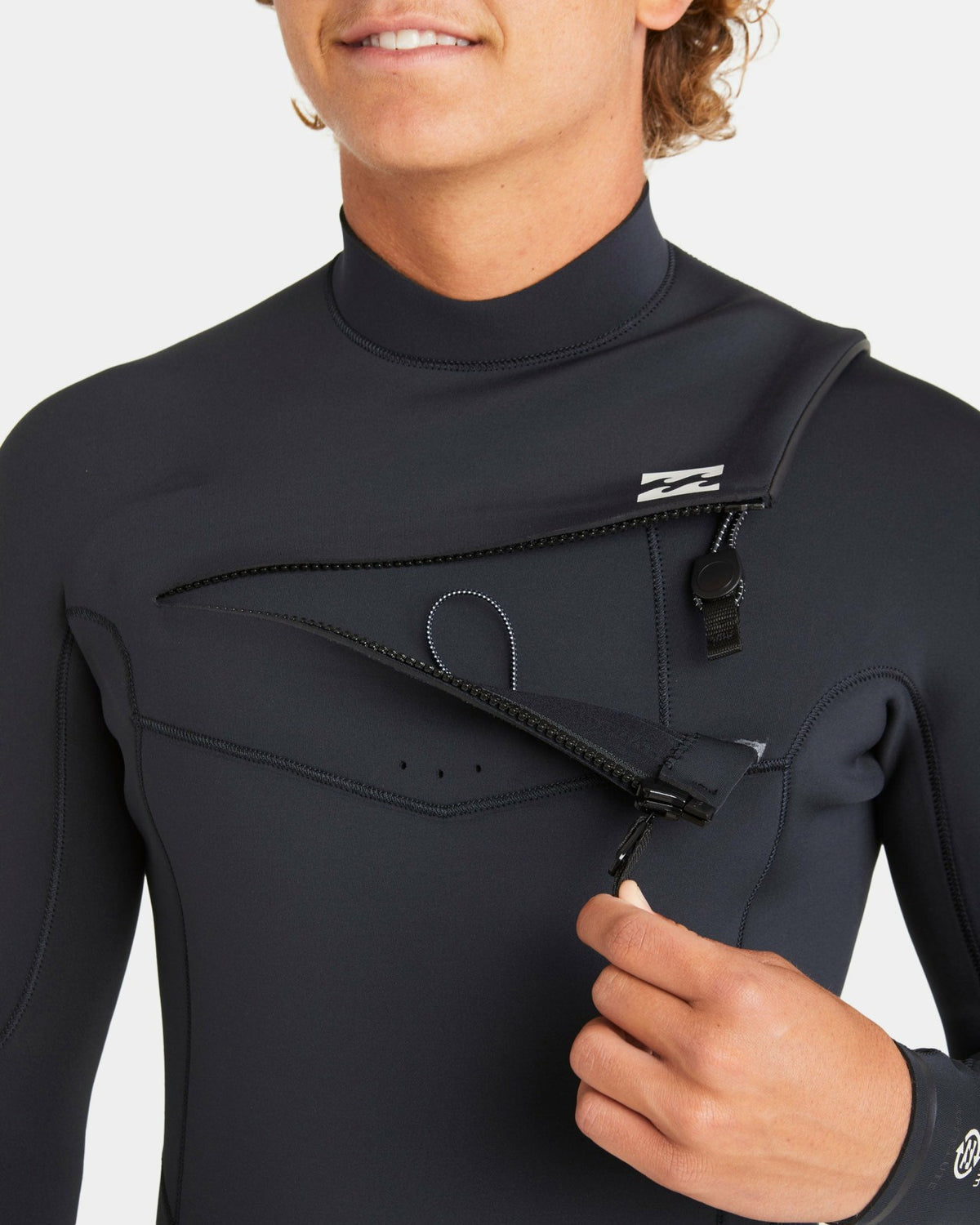 4/3mm Absolute Natural Upcycler GBS Chest Zip Wetsuit - Black | Billabong