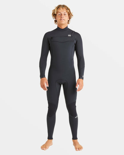 4/3mm Absolute Natural Upcycler GBS Chest Zip Wetsuit - Black | Billabong