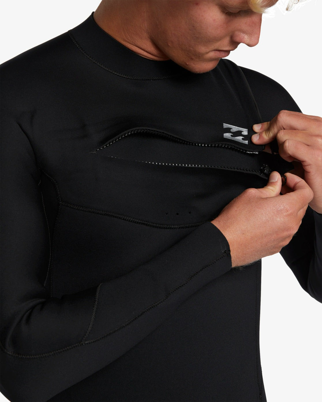 4/3mm Foil GBS Chest Zip Wetsuit - Black | Billabong