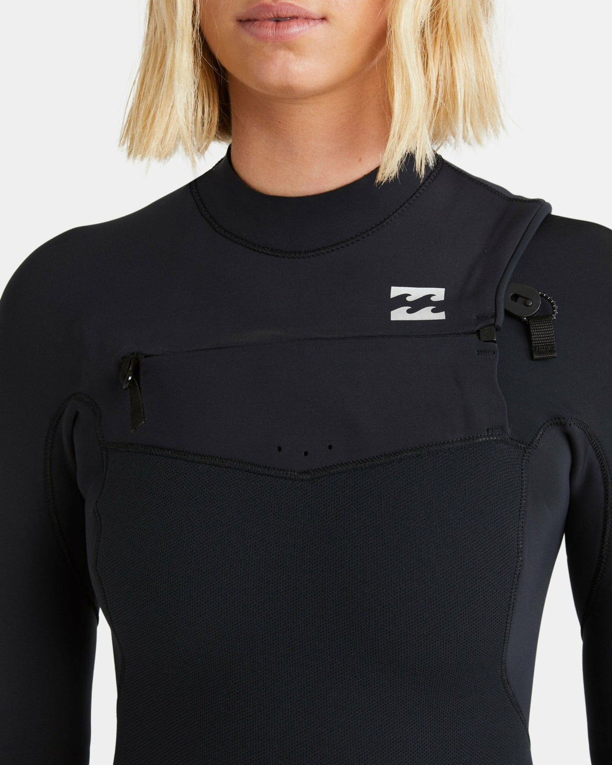 4/3mm Furnace Natural GBS Chest Zip Fullsuit - Black Tiki | Billabong