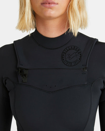 4/3mm Salty Dayz Natural Upcycler GBS Chest Zip Wetsuit - Black | Billabong