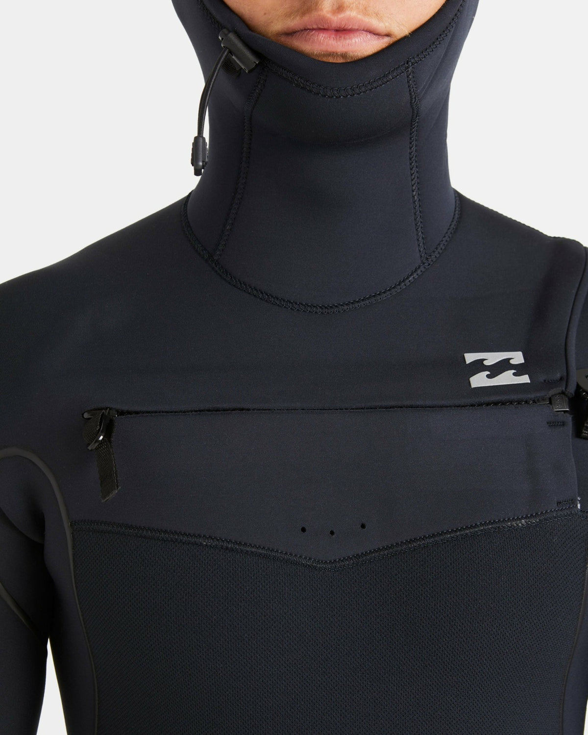 6/5mm Furnace Natural Upcycler Welded Chest Zip Wetsuit - Black | Billabong