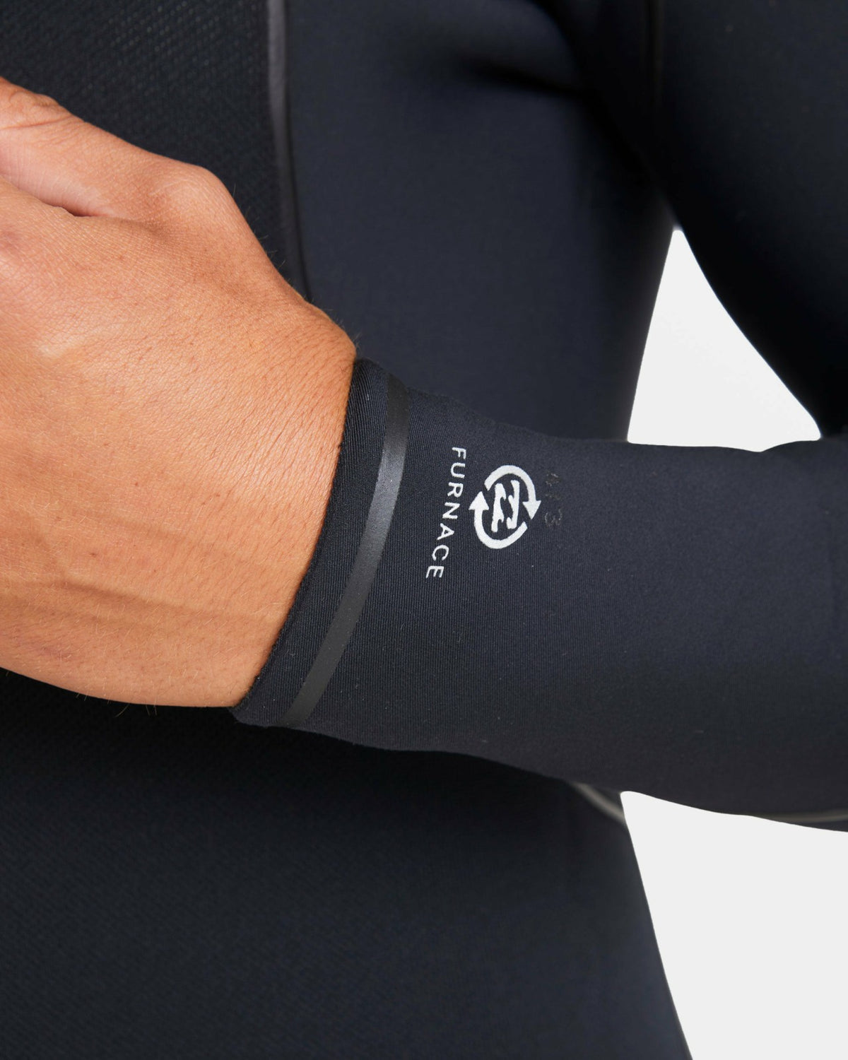 6/5mm Furnace Natural Upcycler Welded Chest Zip Wetsuit - Black | Billabong