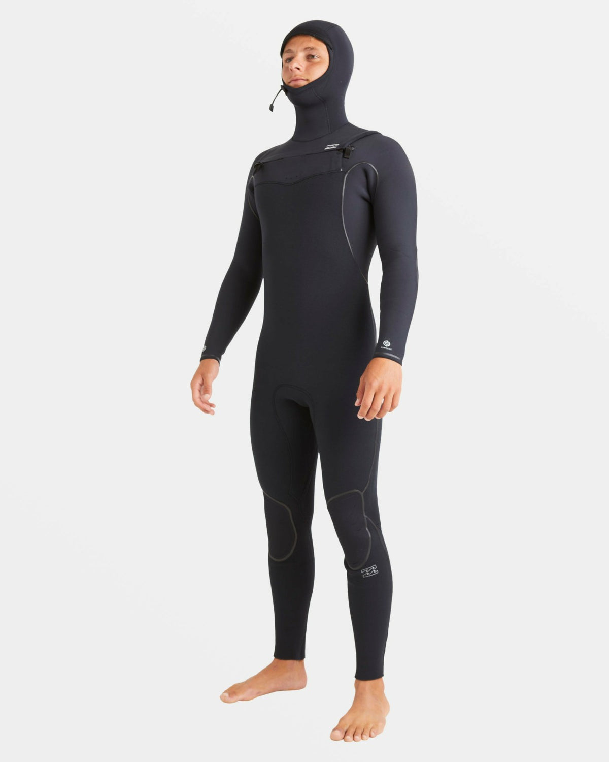 6/5mm Furnace Natural Upcycler Welded Chest Zip Wetsuit - Black | Billabong