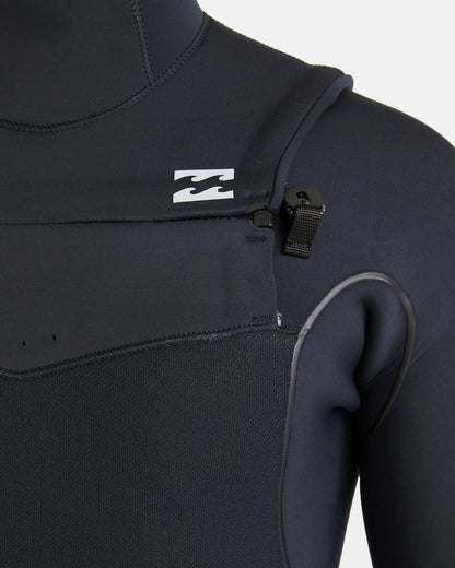 6/5mm Furnace Natural Upcycler Welded Chest Zip Wetsuit - Black | Billabong