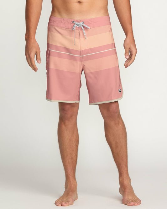 73 Pro Performance 18" Boardshorts - Dusty Pink | Billabong
