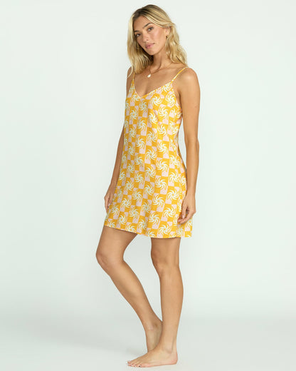 90's Babe Mini Dress - Golden Peach | Billabong