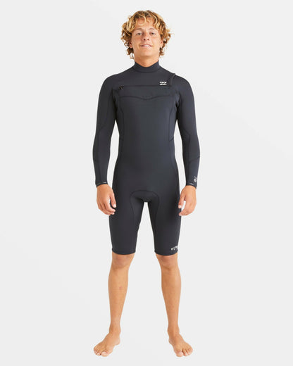 2/2mm Absolute Natural Upcycler GBS Chest Zip Long Sleeve Springsuit - | Billabong