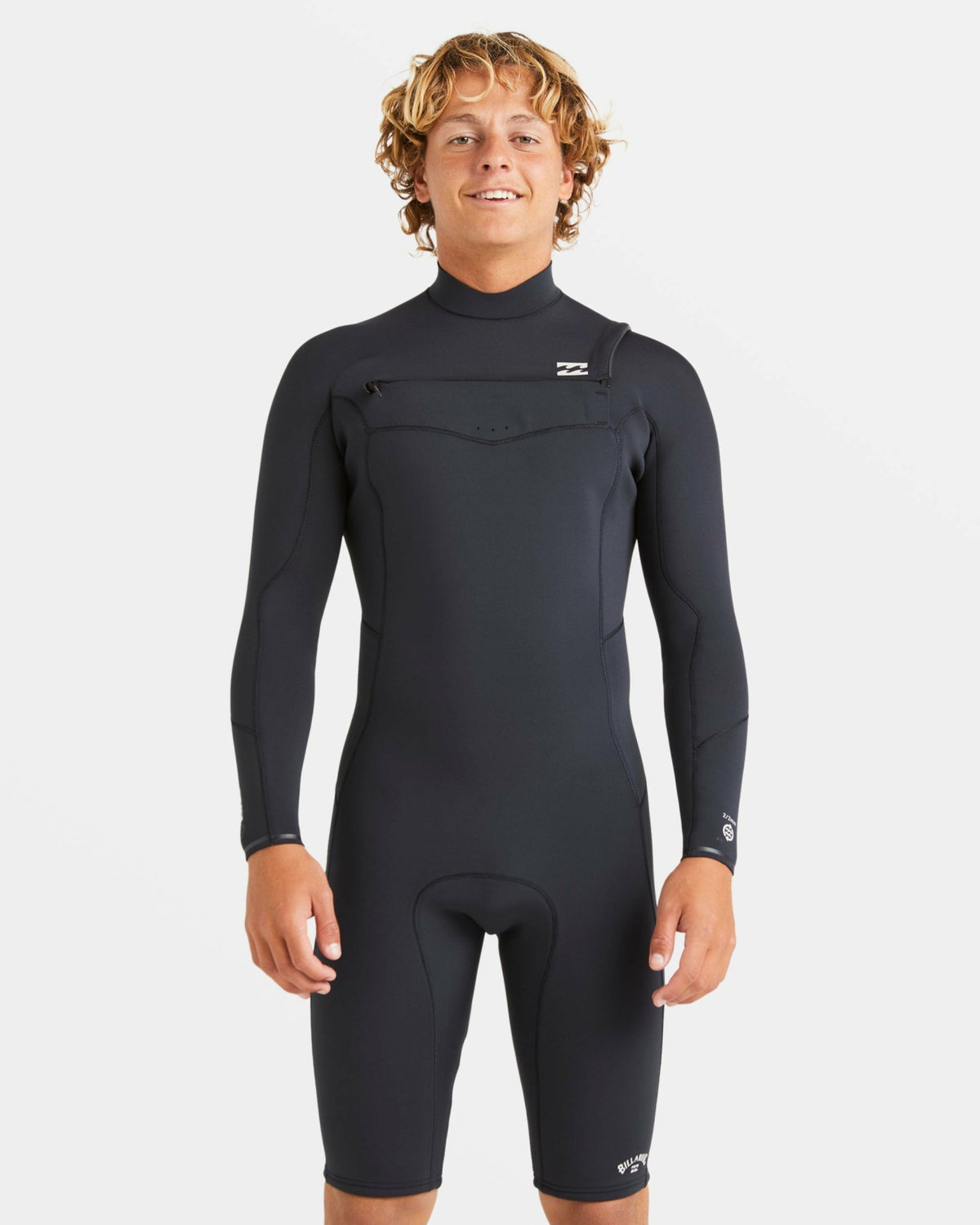 2/2mm Absolute Natural Upcycler GBS Chest Zip Long Sleeve Springsuit - | Billabong