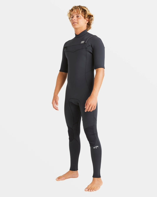 2/2mm Absolute Natural Upcycler GBS Chest Zip Wetsuit - Black | Billabong