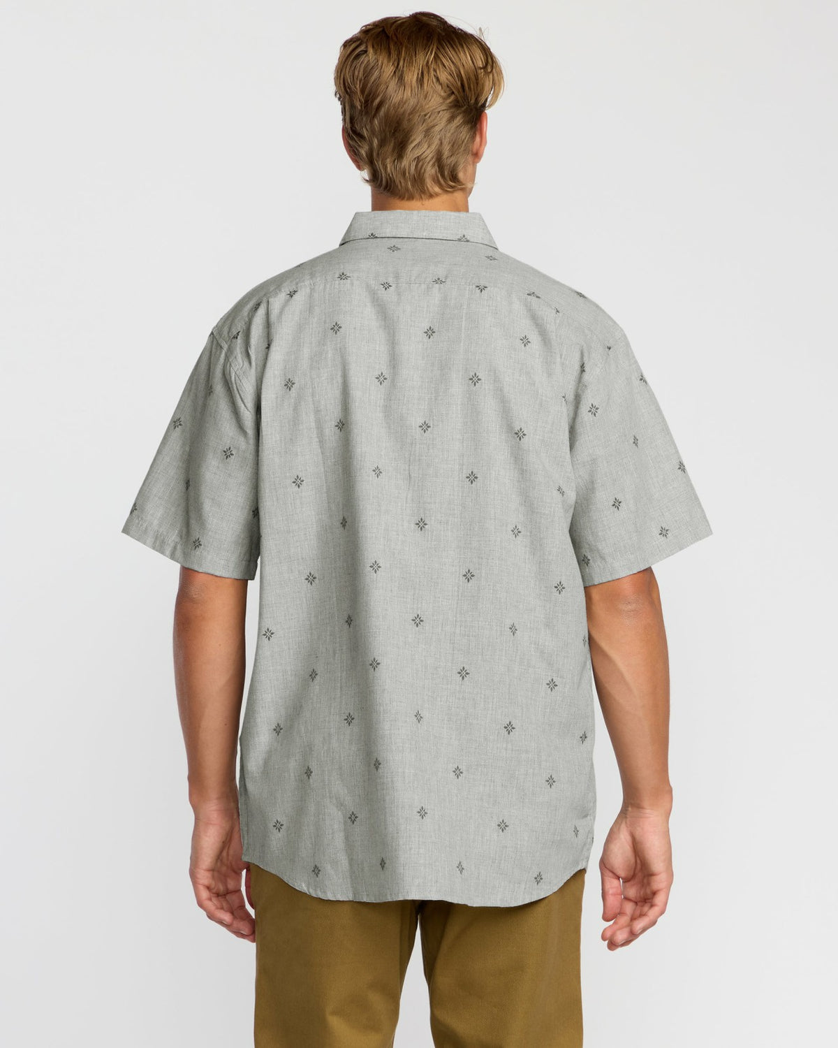 All Day Jacquard Short Sleeve Shirt - Silver | Billabong