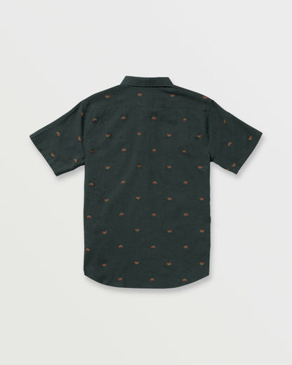 All Day Jacquard Short Sleeve Shirt - Stealth | Billabong