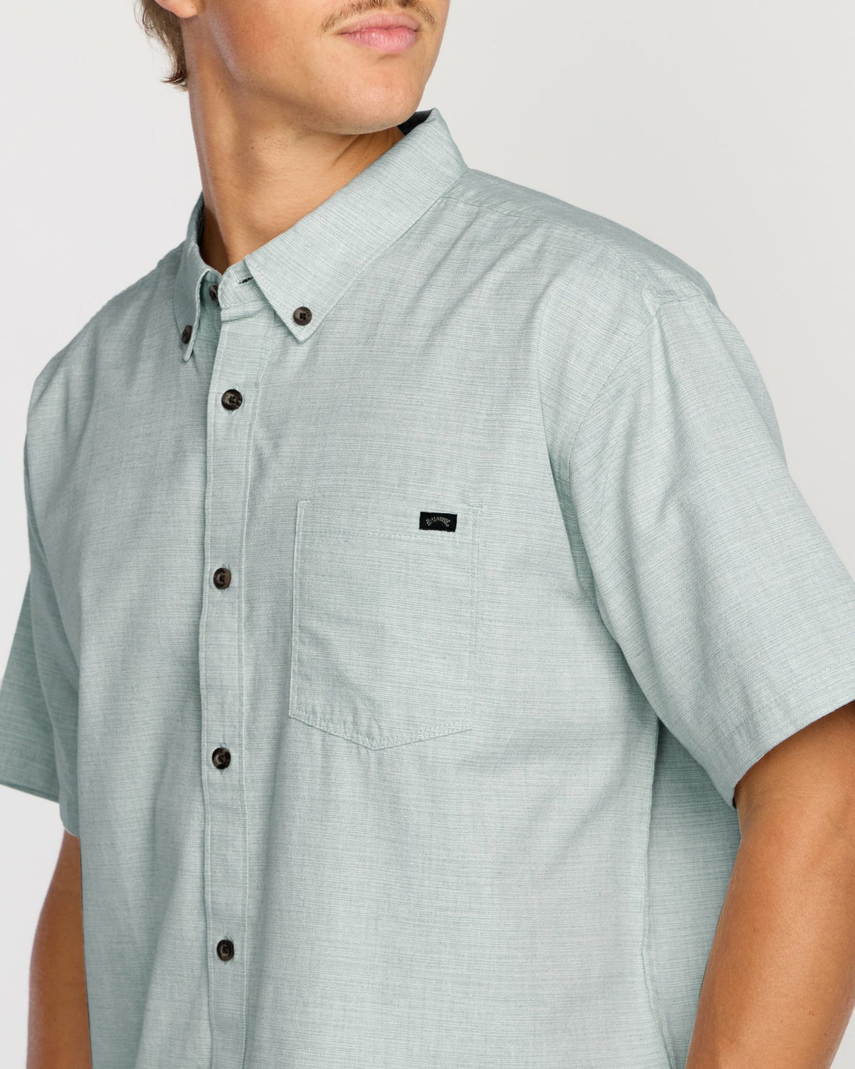 All Day Short Sleeve Shirt - Sage Green | Billabong