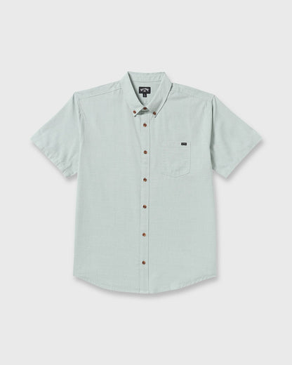 All Day Short Sleeve Shirt - Sage Green | Billabong