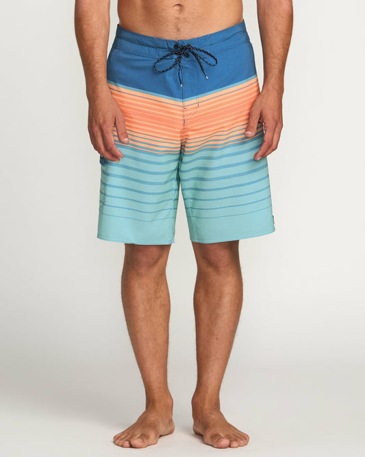 All Day Stripe Pro Performance 20" Boardshorts - Deep Blue | Billabong