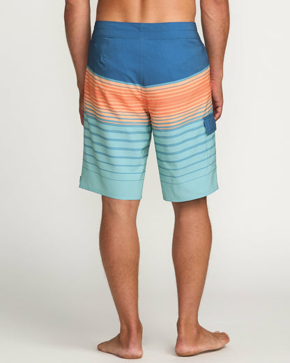 All Day Stripe Pro Performance 20" Boardshorts - Deep Blue | Billabong