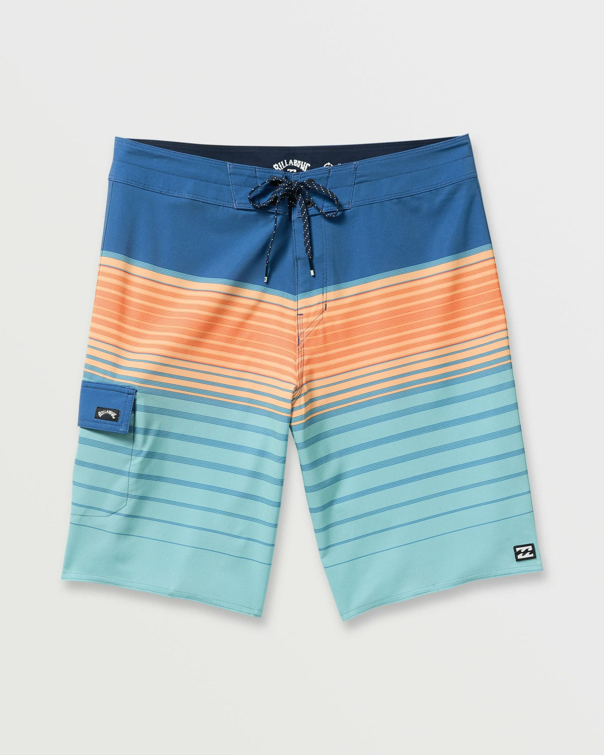 All Day Stripe Pro Performance 20" Boardshorts - Deep Blue | Billabong
