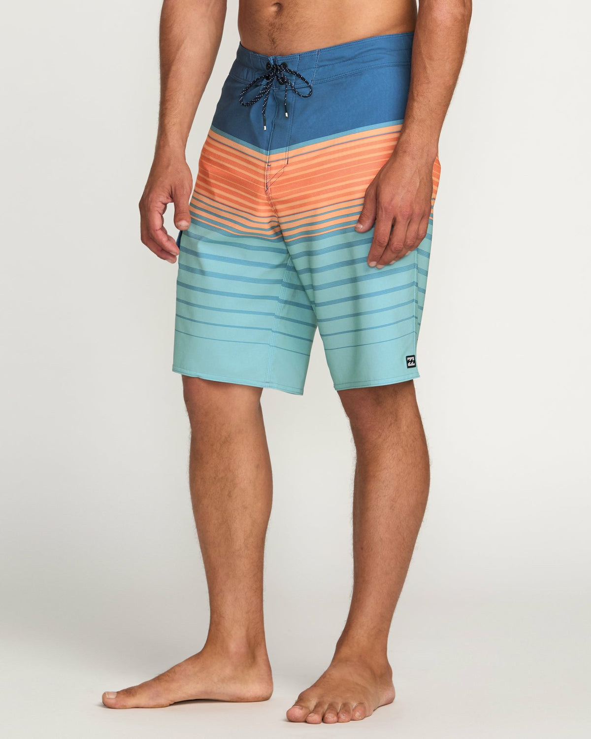 All Day Stripe Pro Performance 20" Boardshorts - Deep Blue | Billabong