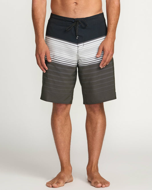 All Day Stripe Pro Performance 20" Boardshorts - Pewter | Billabong