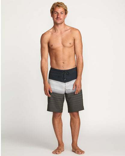 All Day Stripe Pro Performance 20" Boardshorts - Pewter | Billabong