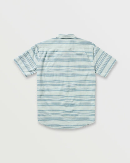 All Day Stripe Short Sleeve Shirt - Ash Blue | Billabong