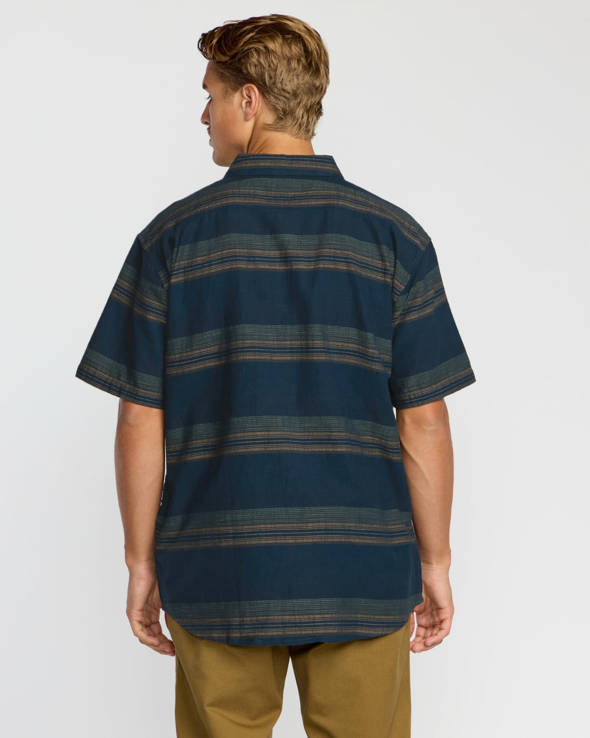 All Day Stripe Short Sleeve Shirt - Midnight | Billabong