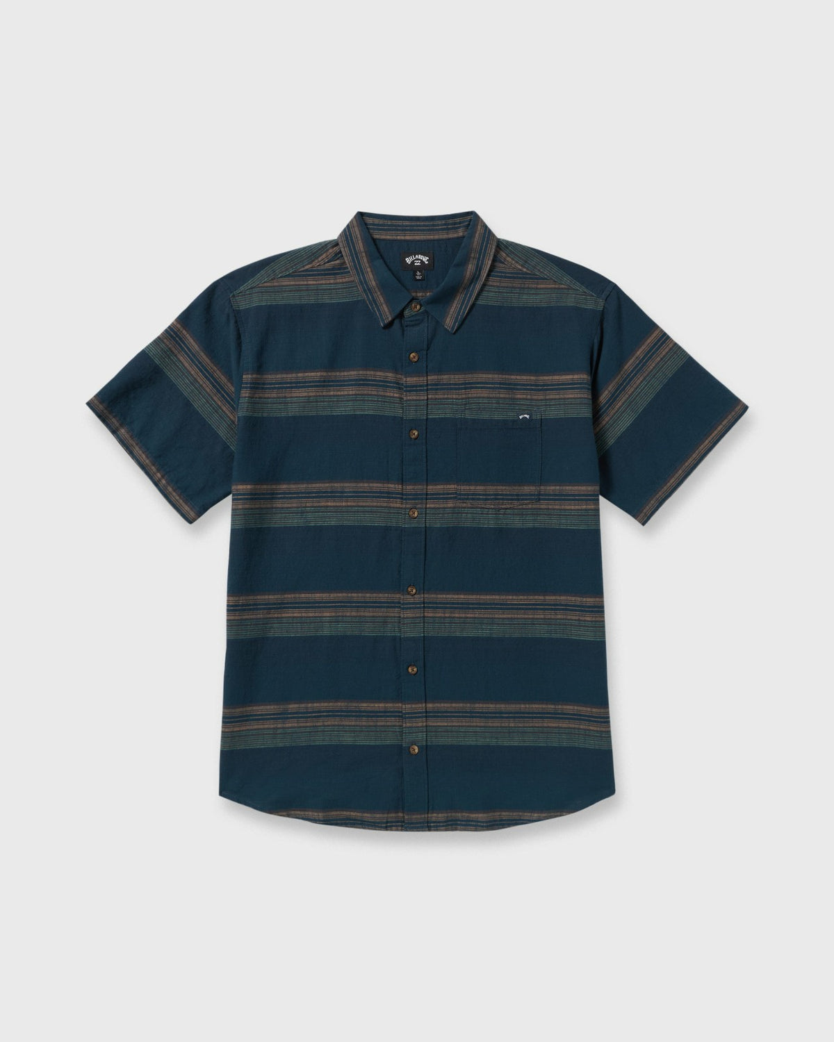 All Day Stripe Short Sleeve Shirt - Midnight | Billabong