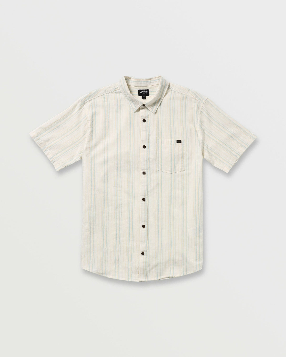 All Day Stripe Short Sleeve Shirt - Off White | Billabong