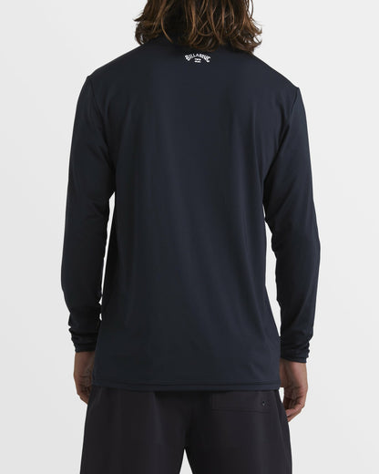 All Day Wave Loose Fit Long Sleeve Surf Tee - Black | Billabong