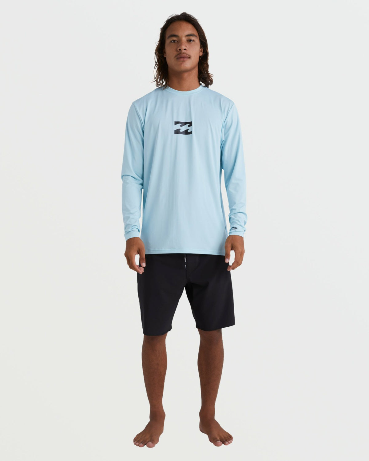 All Day Wave Loose Fit Long Sleeve Surf Tee - Coastal Blue | Billabong