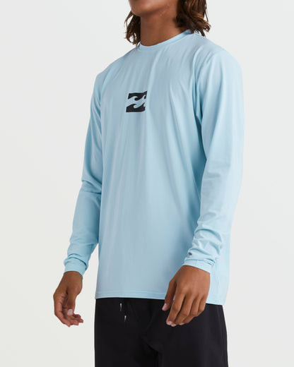All Day Wave Loose Fit Long Sleeve Surf Tee - Coastal Blue | Billabong