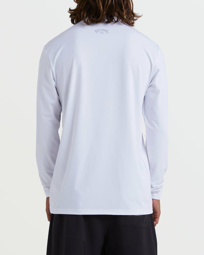 All Day Wave Loose Fit Long Sleeve Surf Tee - White | Billabong