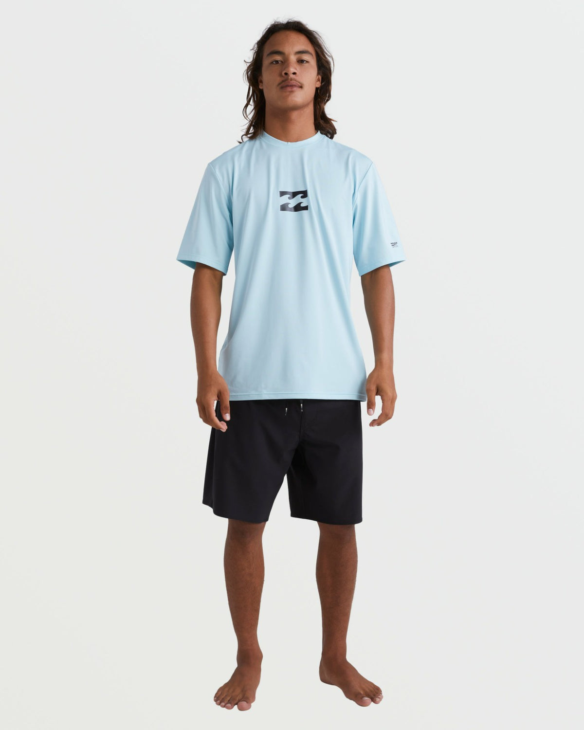 All Day Wave Short Sleeve Rashguard - Coastal Blue | Billabong
