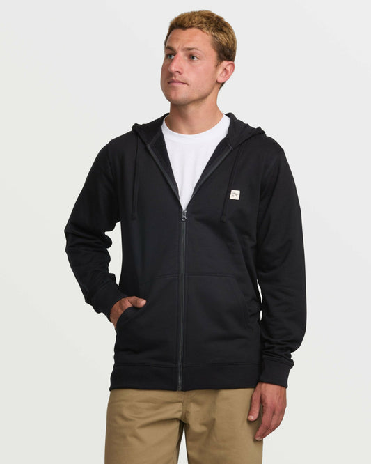 All Day Zip Sweatshirt - Black | Billabong