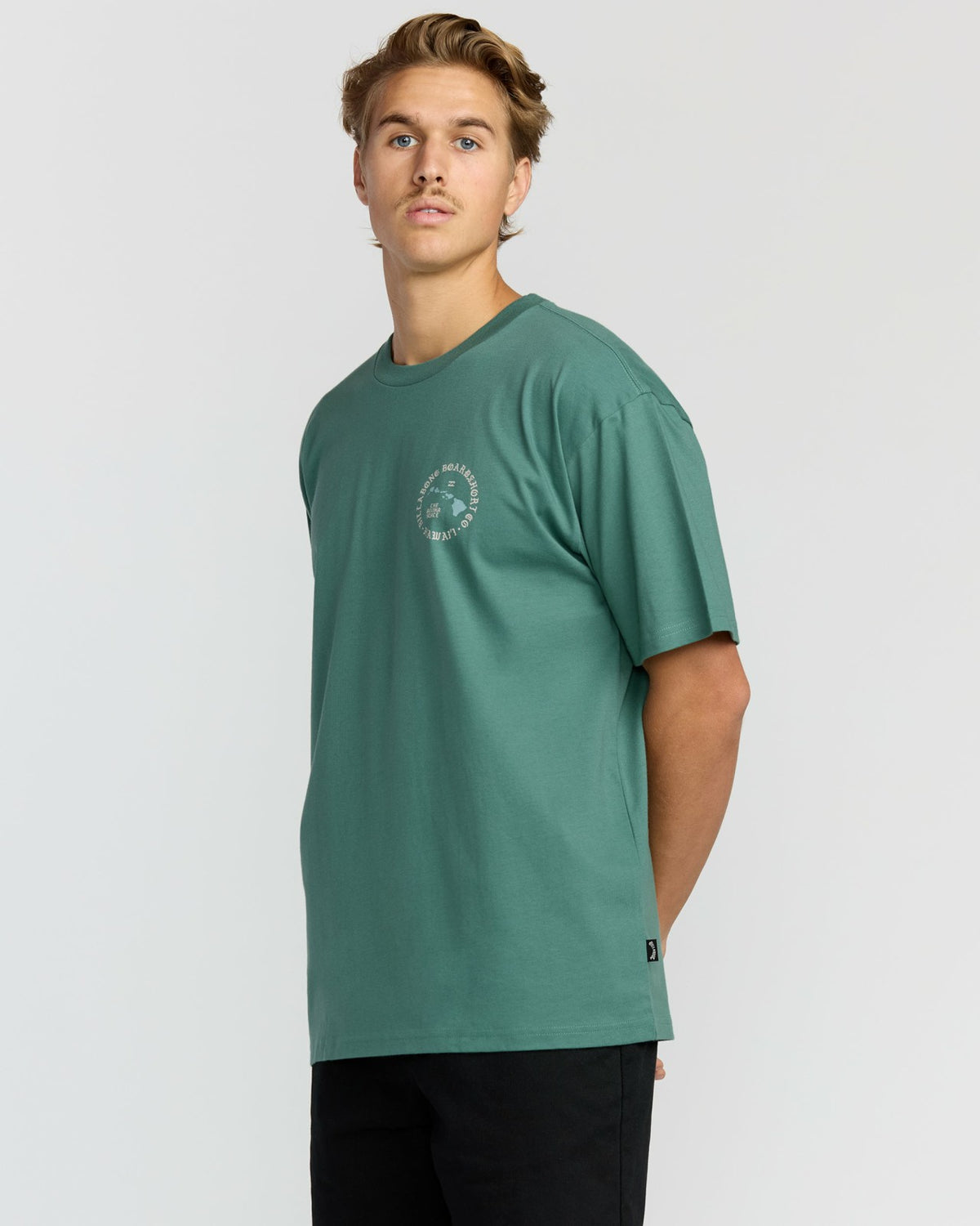 Aloha Island Hi Regular Short Sleeve T-Shirt - Sage Green | Billabong